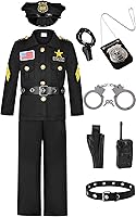 Vista 1 de Disfraz de policía para niños, disfraz de policía para Halloween