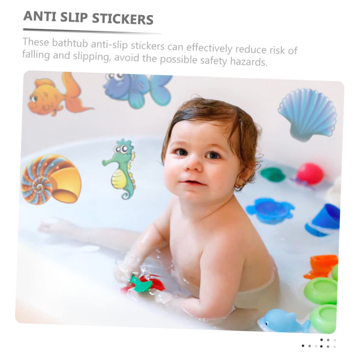 Alipis 2 Juegos Baño Pegatinas Antideslizantes Etiqueta De La Pared De Animales Marinos Hilos De Bañera Olfateando Animales Marinos Fideos Niño De Polivinilo Dibujos Animados