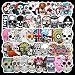Sugar Skull Stickers Pack 50pcs Laptop Skull Decals Dia de Los Muertos Mexican Day of The Dead Sticker Bomb Water Bottle Luggage Bike Computer Skateboard Vinyl Decal Pack (Sugar Skull Stickers 50pcs)
