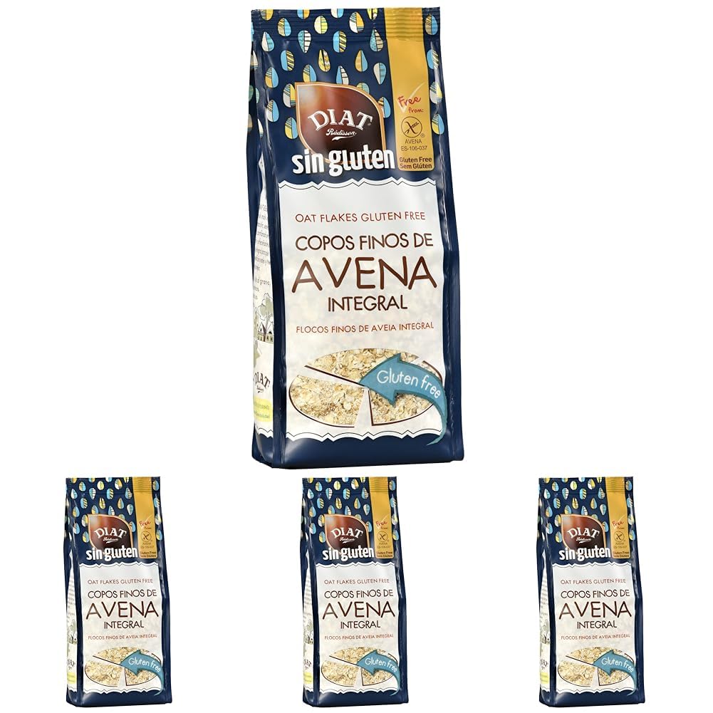 DIAT Radisson - Copos Finos de Avena integral Sin Gluten | Alto Contenido en Fibra | Rico en Betaglucanos | Bajo en Grasas Saturadas | Sin Azúcares añadidos — view 7