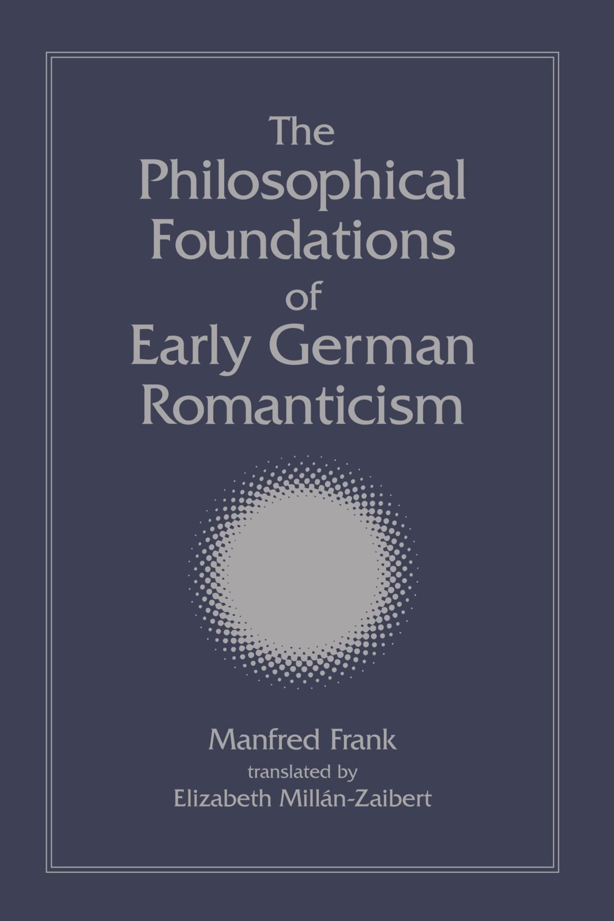 The Philosophical Foundations of Early German Romanticism (SUNY series, Intersections: Philosophy and Critical Theory)
