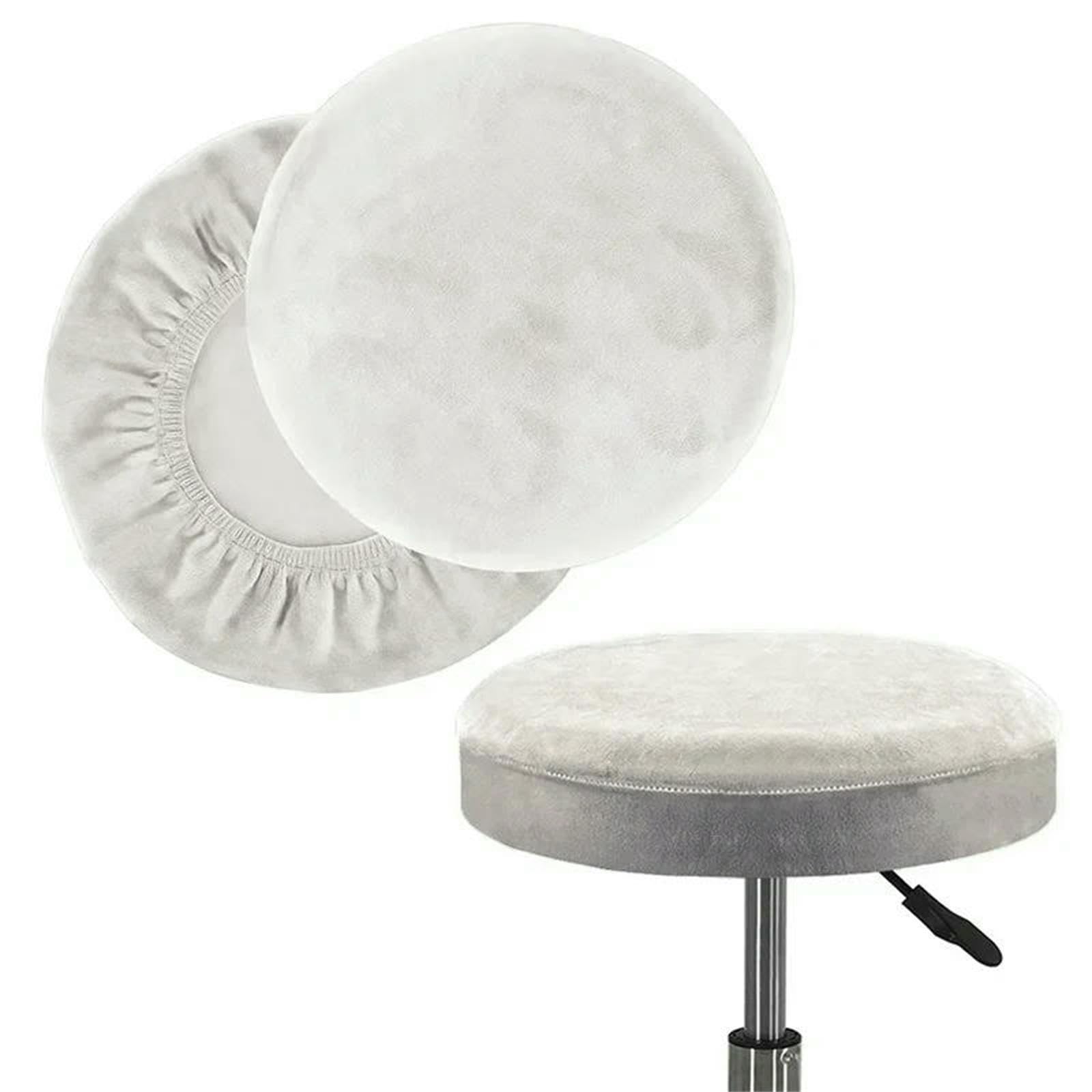 Housse de chaise en velours blanc pour sublimer votre cuisine et bar