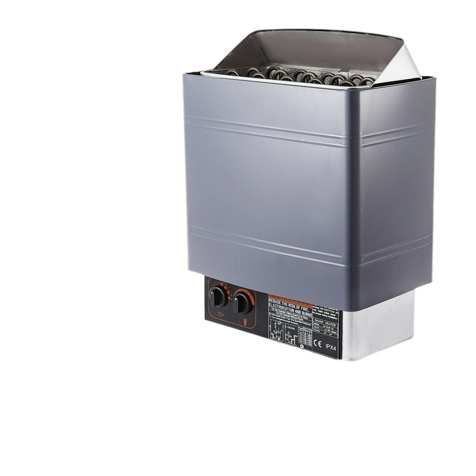 6 8 9 KW Electric Sauna Heater Stove External/Internal Controller Overheating Protection Spa Sauna Room Steam Generator(8KW Internal)