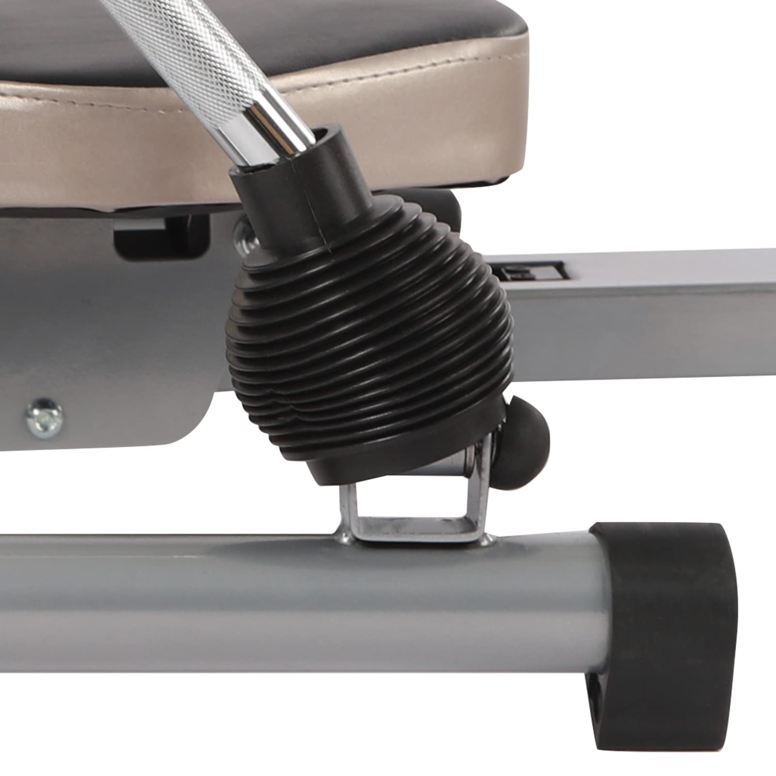 Rudergerät für zuhause, Hydraulisch, Verstellbar, Weicher Sitz | Voll beweglich, LCD-Monitor, Lange Schiene, Cardio-Übungen