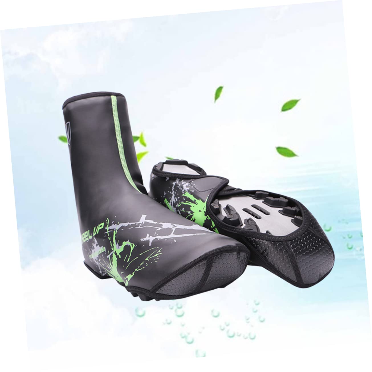 KOMBIUDA Overshoes for Cycling Bike Shoes Cover Waterproof Windproof Warm Ideal for Outdoor Sports Compact Easy to Store
