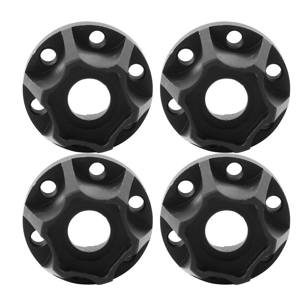 RC Wheel Hex Hub Adapter, 4Pcs Aluminum Alloy RC Car Wheel Hub Hex Drive Adaptor Fit for SCX10 1/10 Crawler 1.9inch 2.2inch Wheel(20mm) - Image 2