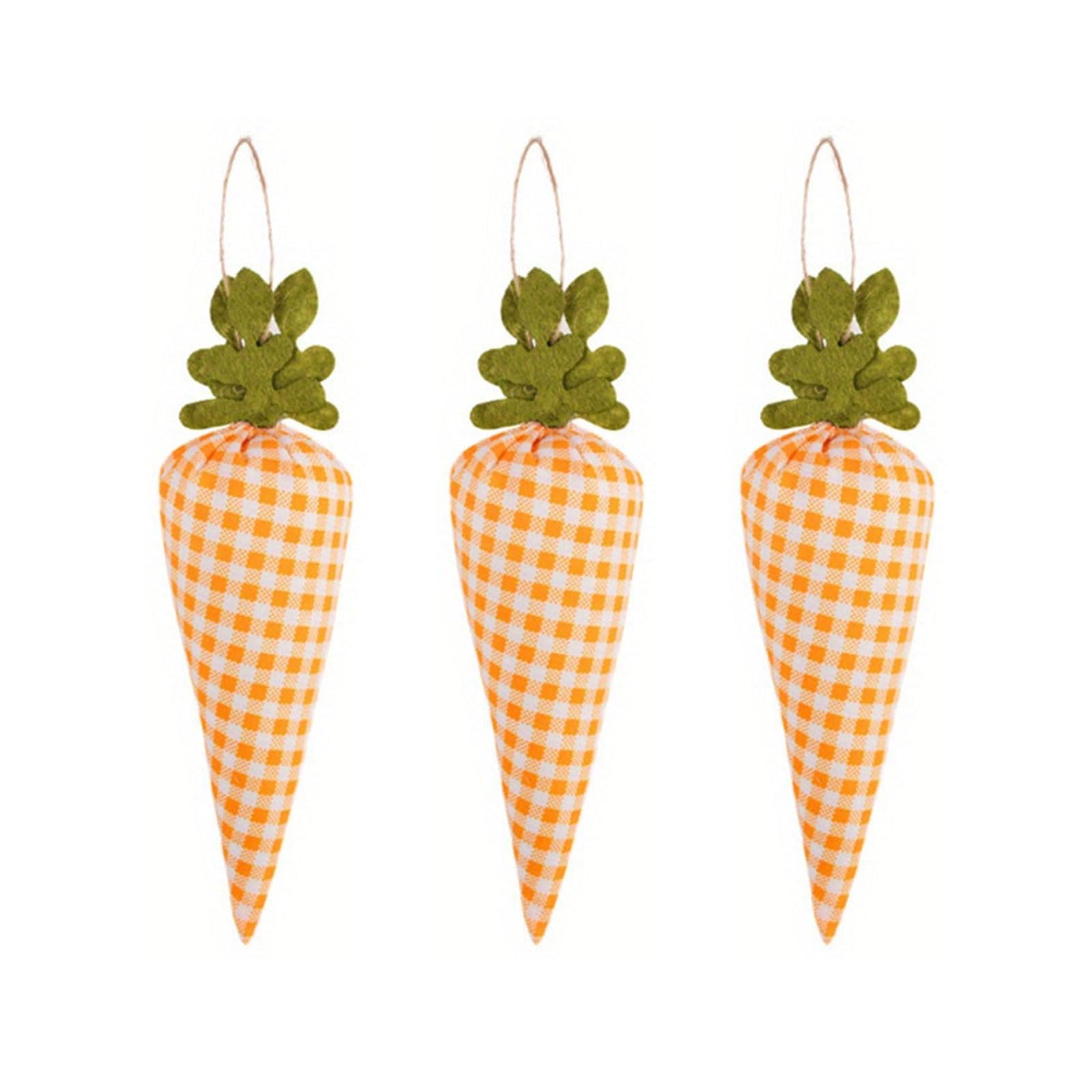 Nucelit Carrot Wall Decor Charming Holiday Festive Decoration Easter Carrot Decoration Set Charming Ornament Party Supplies