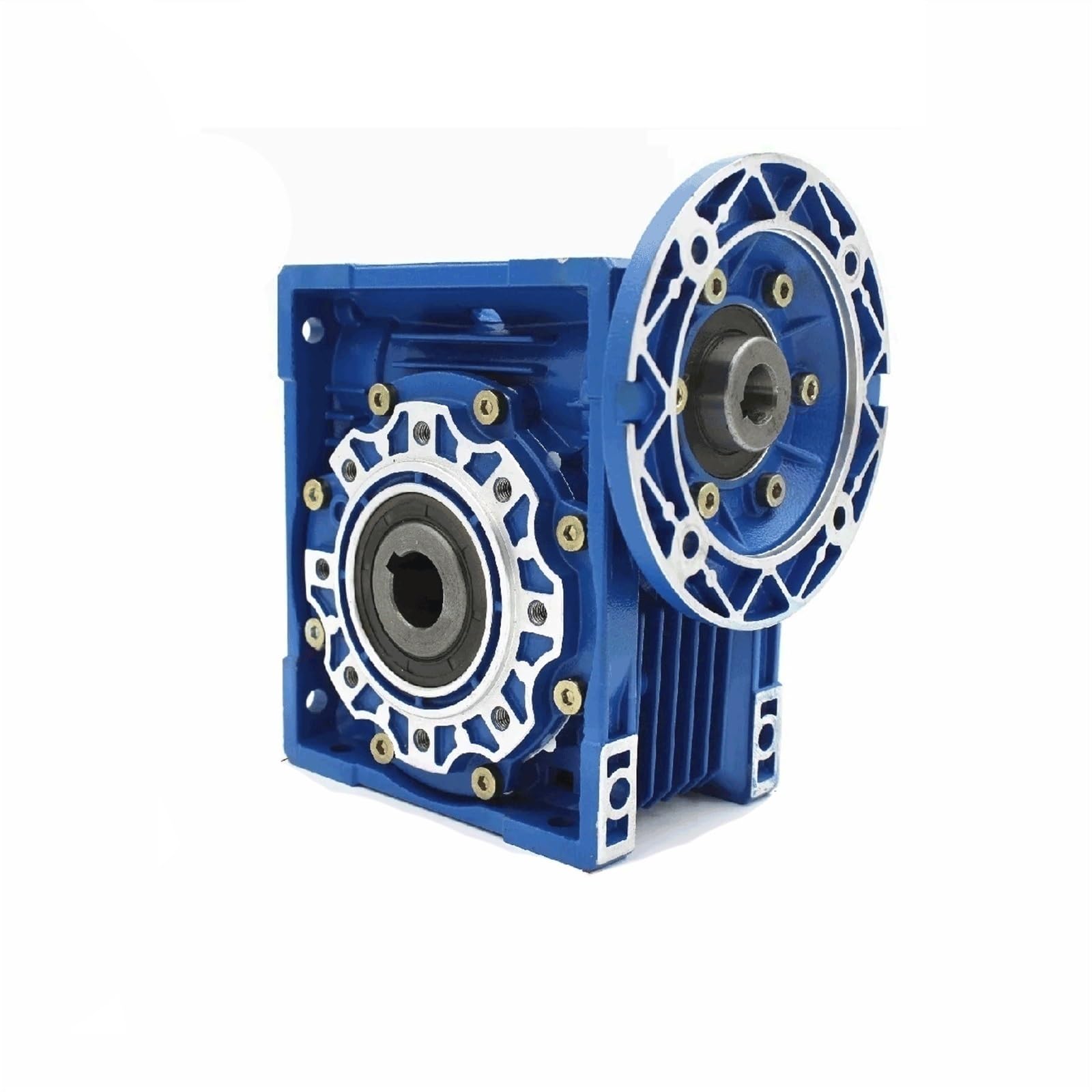 Riduttore di velocità a vite senza fine NMRV075 Flangia 100B14 con albero di ingresso da 28 mm e foro di uscita da 35 mm Alloggiamento in metallo(Ratio 60 to 1)