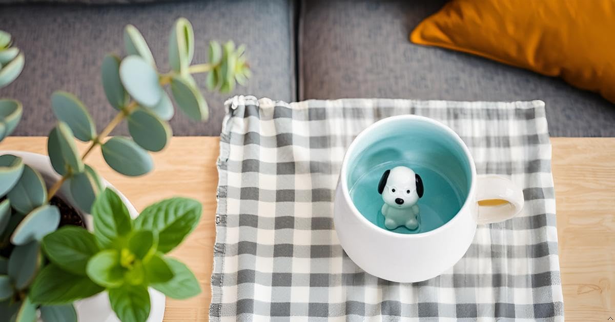 Tazza Da Caffè A Forma Di Maialino In Ceramica 3D, 400 Ml Con Cucchiaio E Coperchio, Regalo Divertente