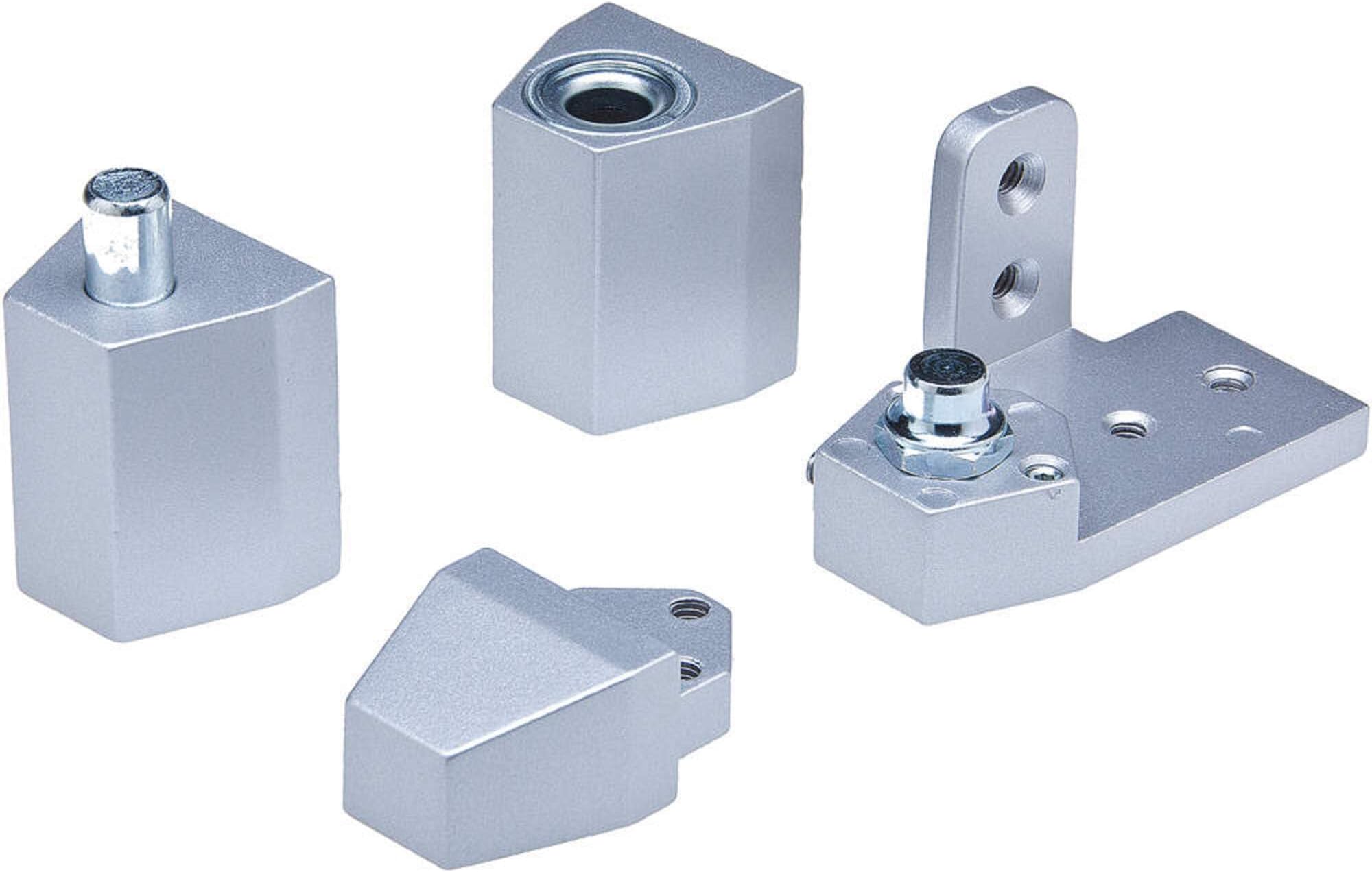 Offset Pivot Hinge, Half Surface, 125 lb.