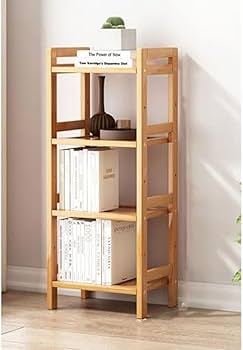 Amazon｜オープンシェルフ 多段 天然竹製 オープンラック 棚 多段