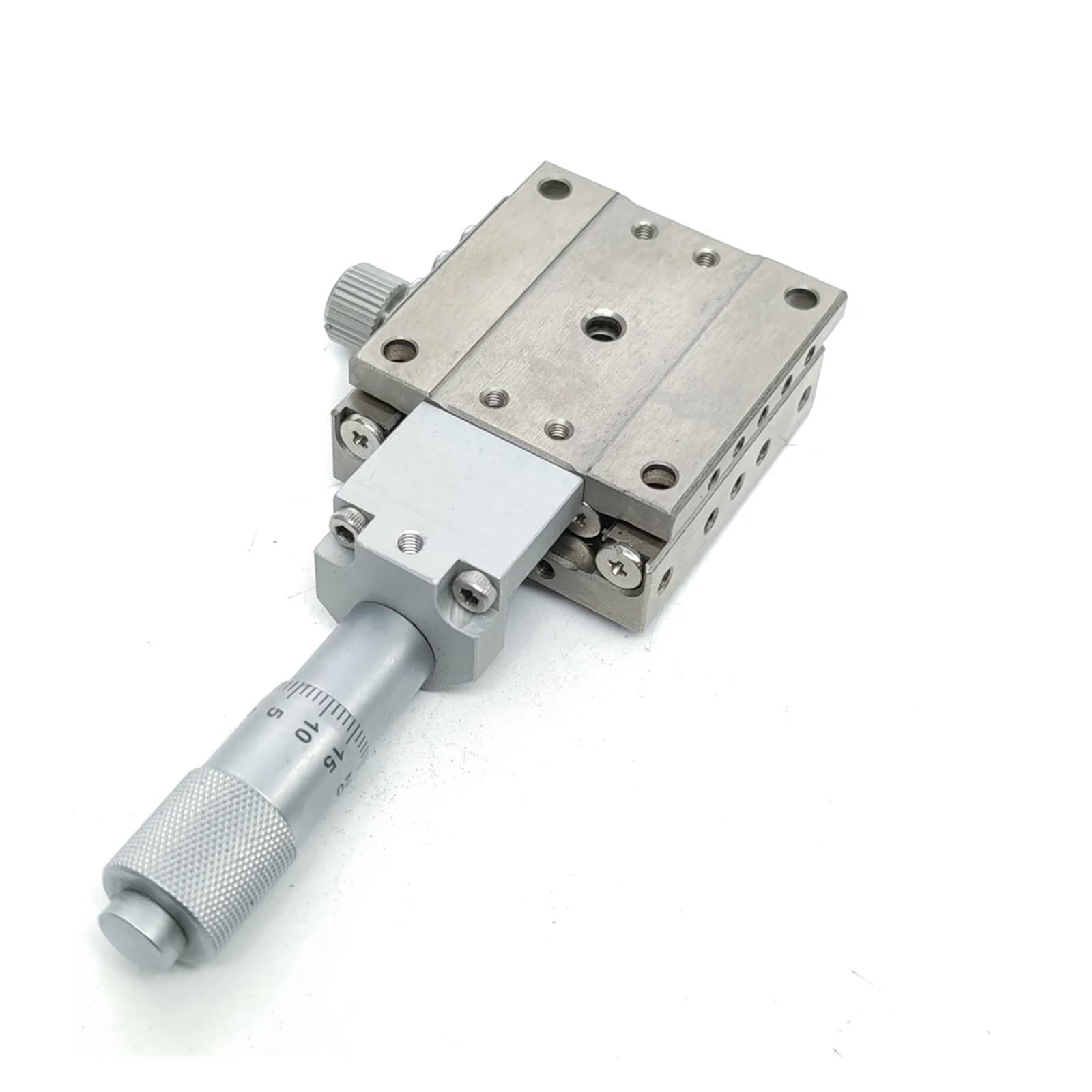 IGNVXMGKP 60 * 60mm X Axis LBX60-C LBX60-R LBX60-L Stainless Steel Sliding Table, Manual Displacement Platform Linear Stage High Precision (Size : LBX60-C)