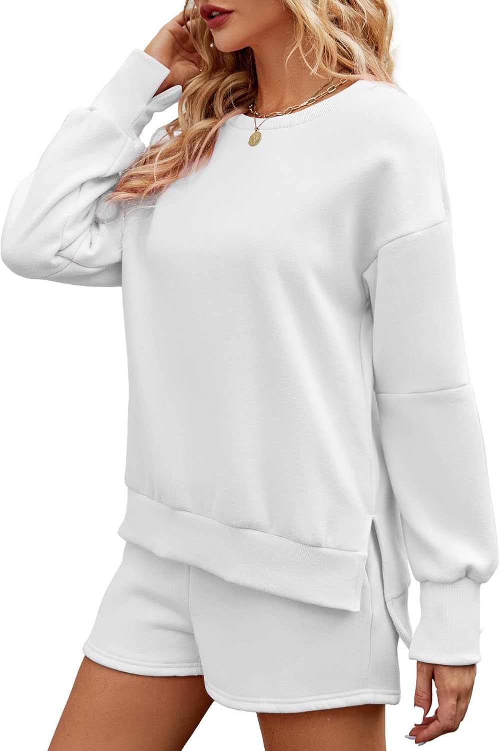 Women 2 Piece Outfits Sweatsuit Oversized Sweatshirt Fall Clothes for women 2023 Fashion Teen Girls Winter Clothes