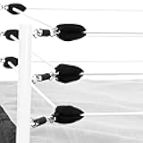 Figures Toy Company White Ring Ropes for Large 21.5 x 21.5 Inch Wrestling Action Figure Rings