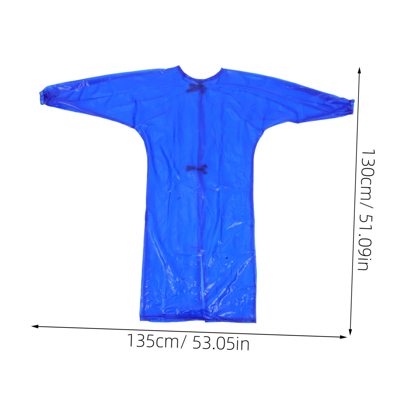 OSALADI Waterproof Work Clothes Heavy-duty Lab Gown Industrial Protective Apron Long Sleeve Men Women Oil-resistant Bulk Aprons