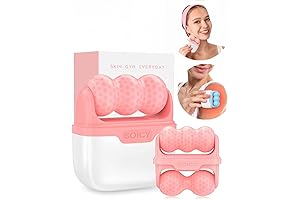 Mini Travel Ice Roller for Face Puffiness, Sinus Relief, Migraine Care