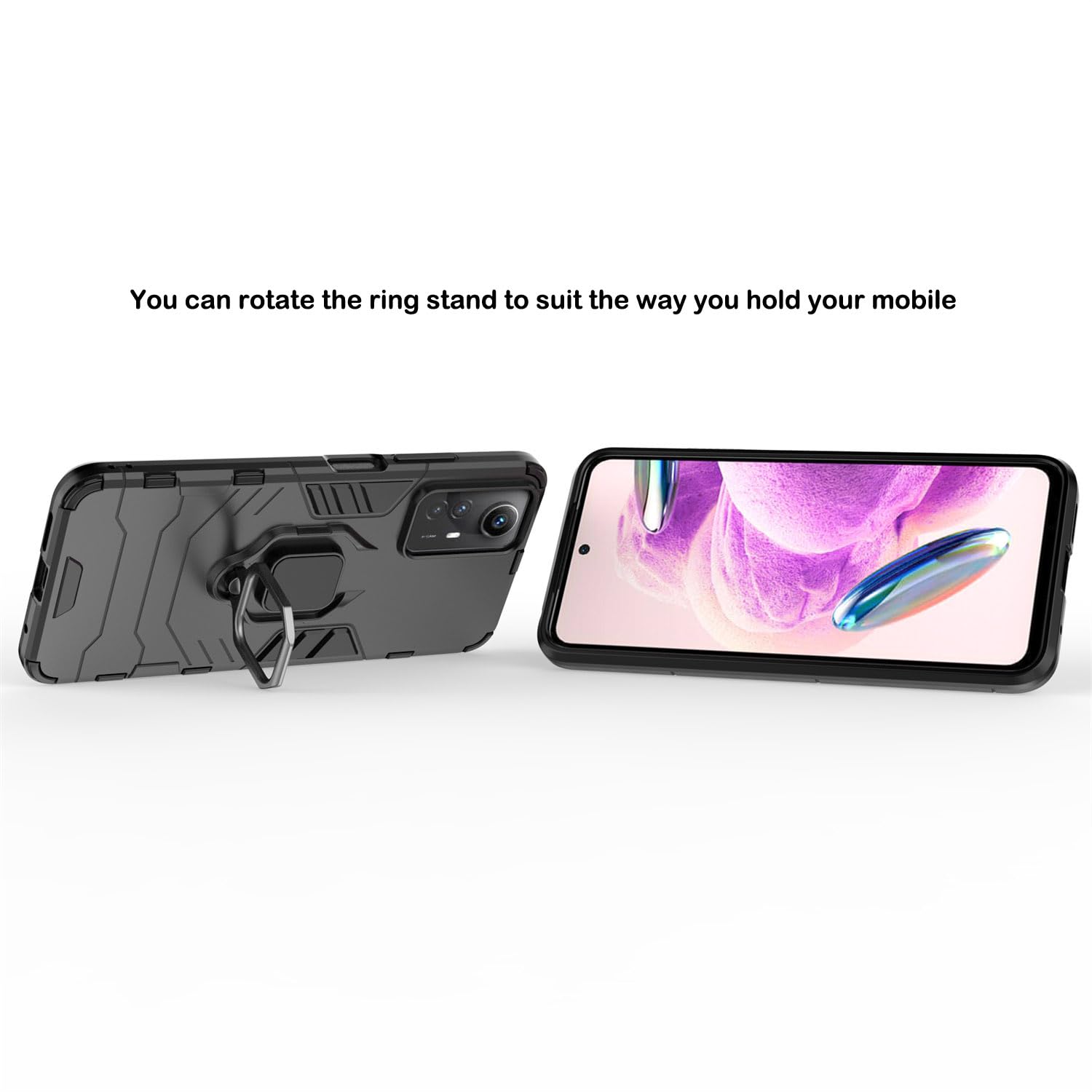 RonRun Cover per Xiaomi Redmi Note 12S Custodia per Magnetica