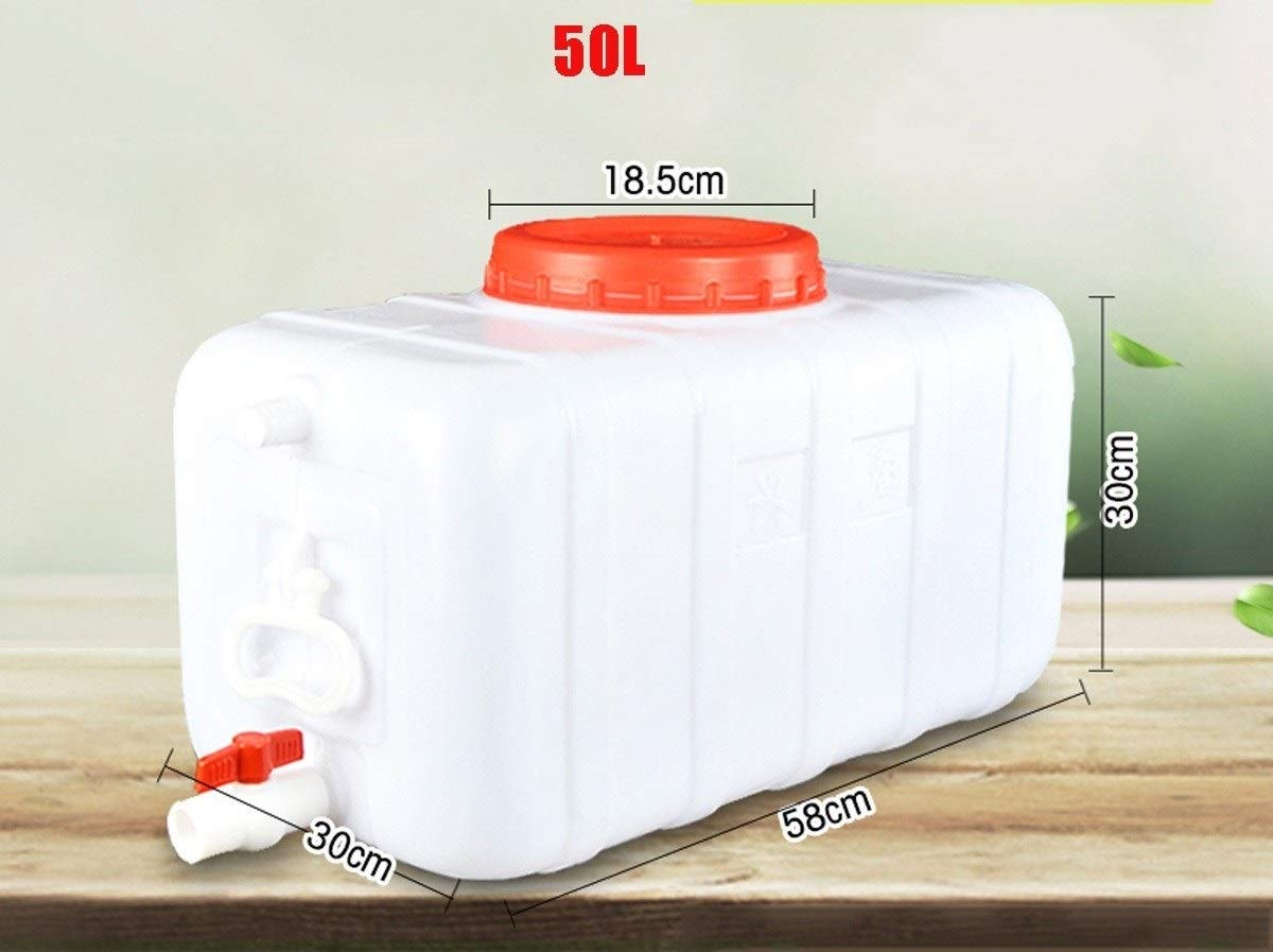 Bidones agua Bidón Plástico con Grifo Almacenamiento de agua Contenedor De Agua Viajes Cubo de agua Cargador de agua Tanque de agua portátil para automóvil Para caravanas Camping Senderismo Caldera Ja