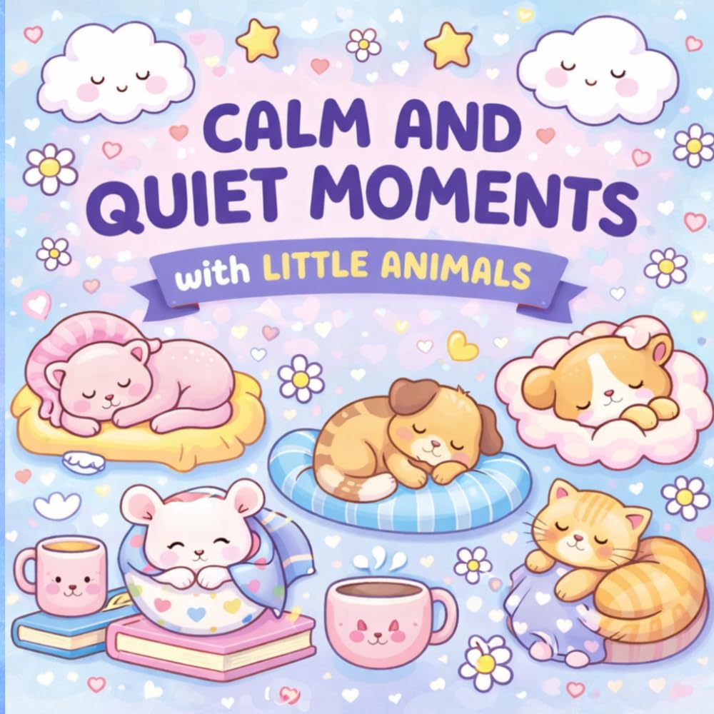Calm And Quiet Moments: Simple & Cozy Coloring Fun for Young Kids