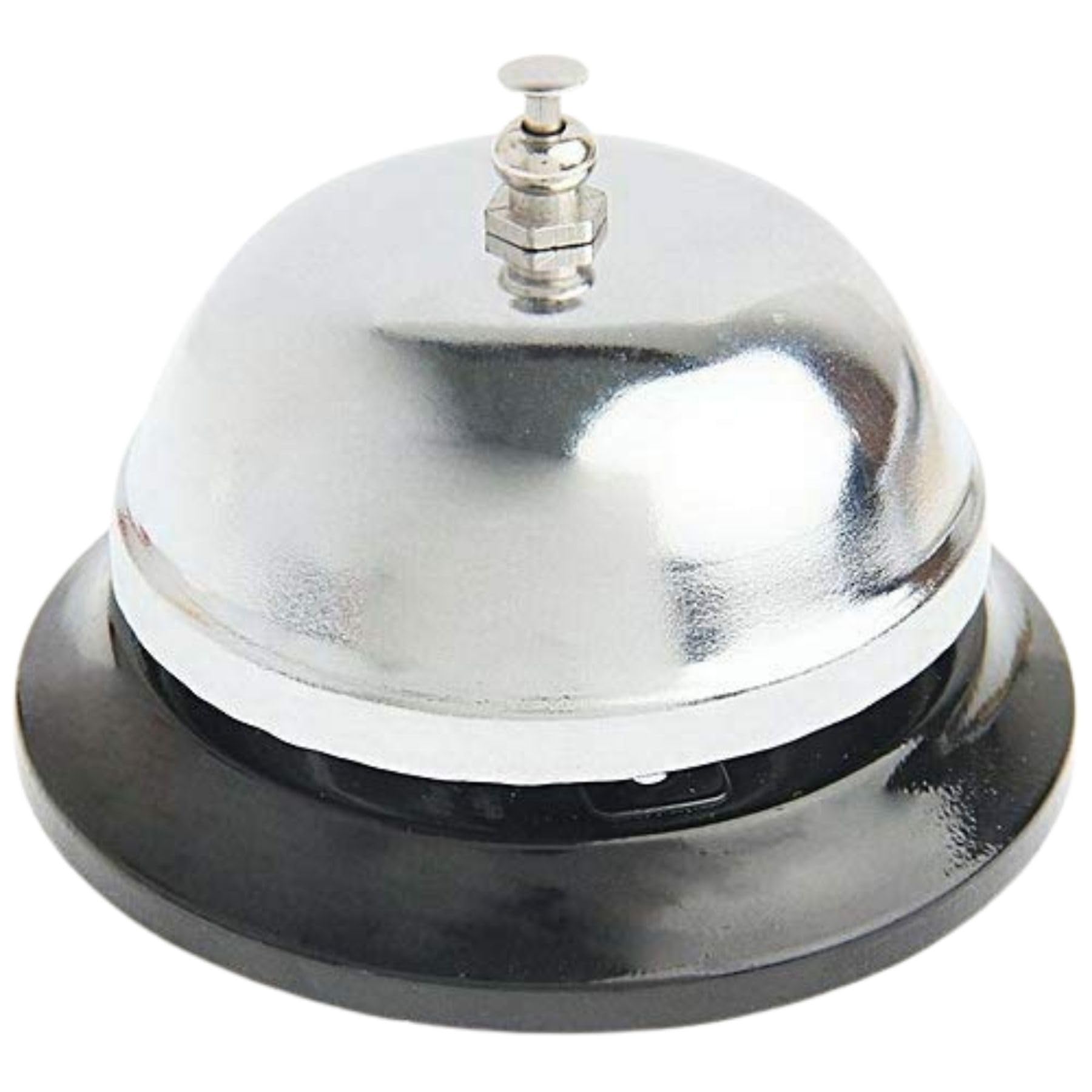 GOLD LEAF Service Bell – Classic All-Metal Desk Call Bell for Hotels, Schools, Restaurants, Reception Areas & Hospitals