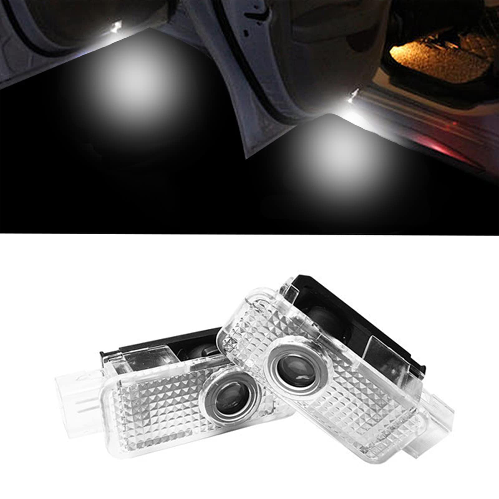 SSyang Auto Türlicht Logo - LED Projektor Mit Engelsflügel Für Alle Autos