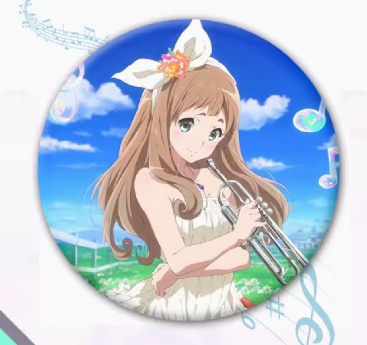 Amazon.co.jp: 響け！ユーフォニアム バッジ 丸バッジ ブローチ