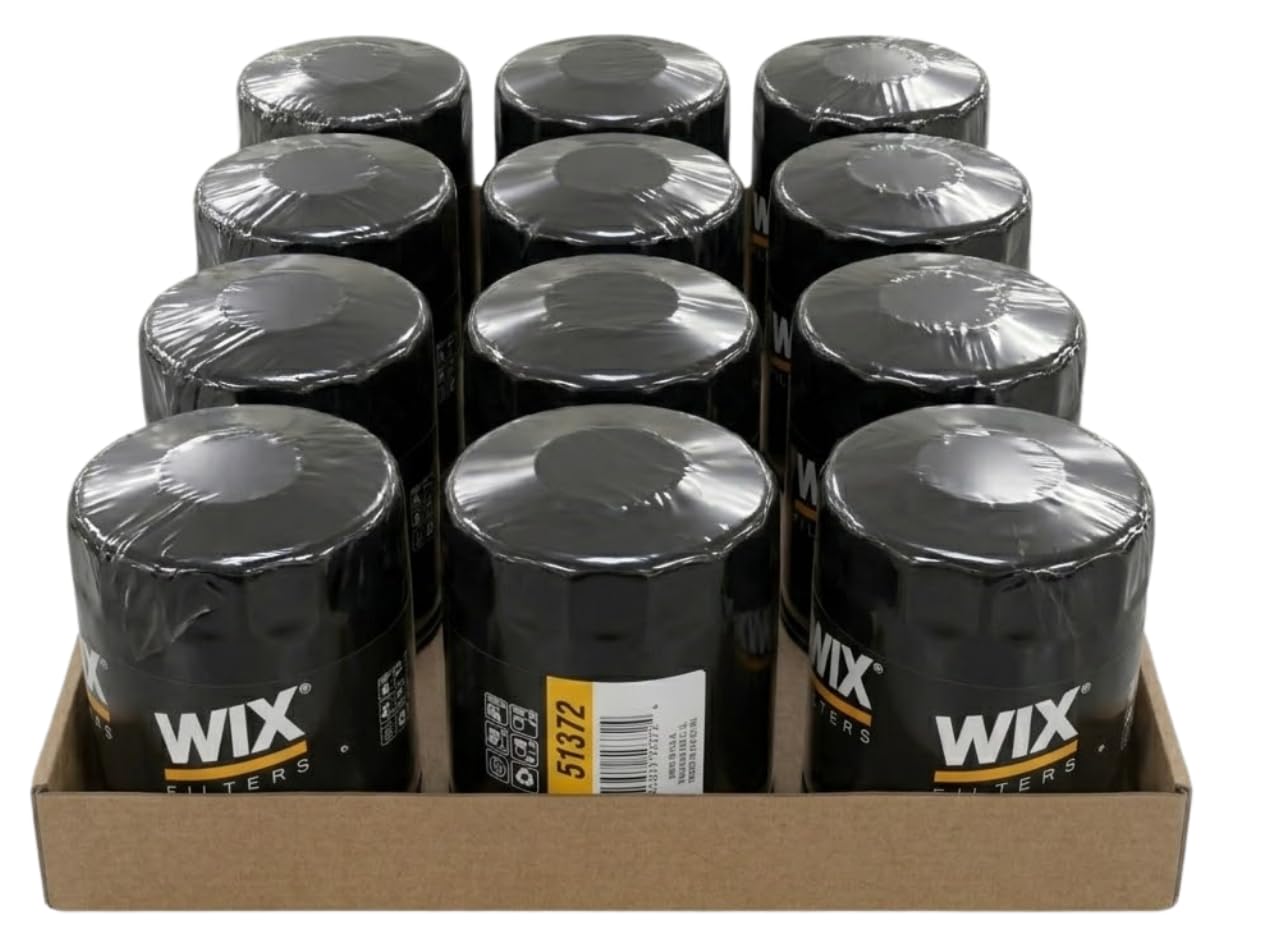 Amazon.com: WIX 51372MP Spin-On Lube Filter, 12 Pack : Automotive