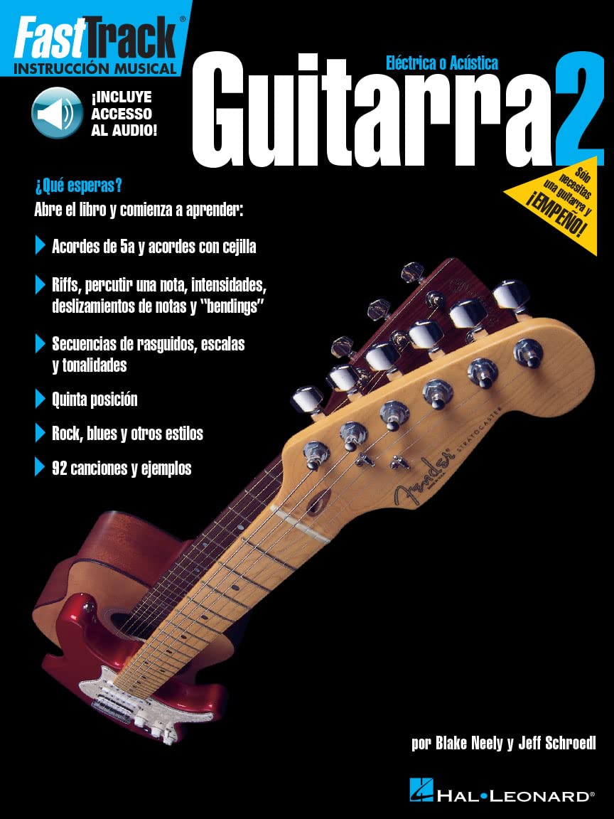FastTrack Guitar Method - Spanish Edition - Book 2 (Book/Online Audio)