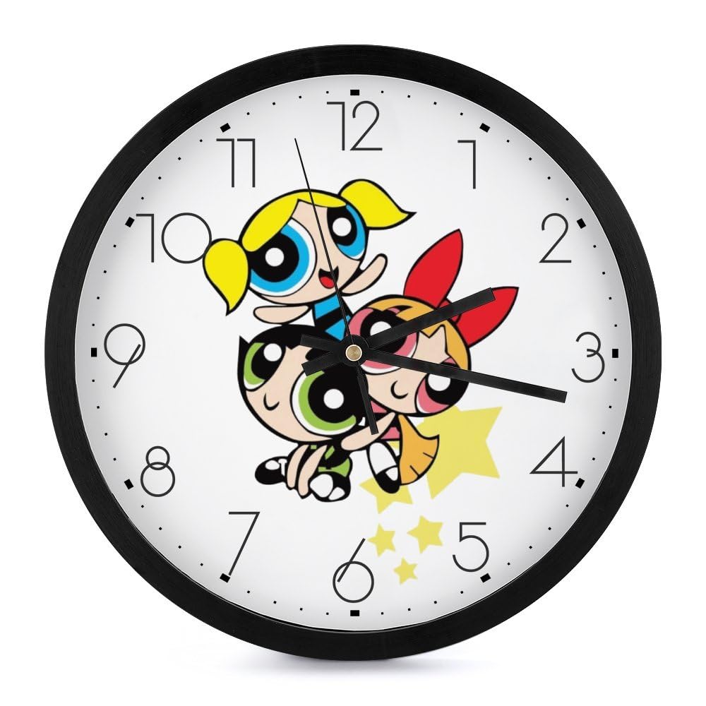 Amazon.co.jp: 時計 パワーパフガールズ 掛け時計 かけ時計 壁掛け時計