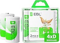 Vista 1 de EBL 4c 4d Baterías con cargador