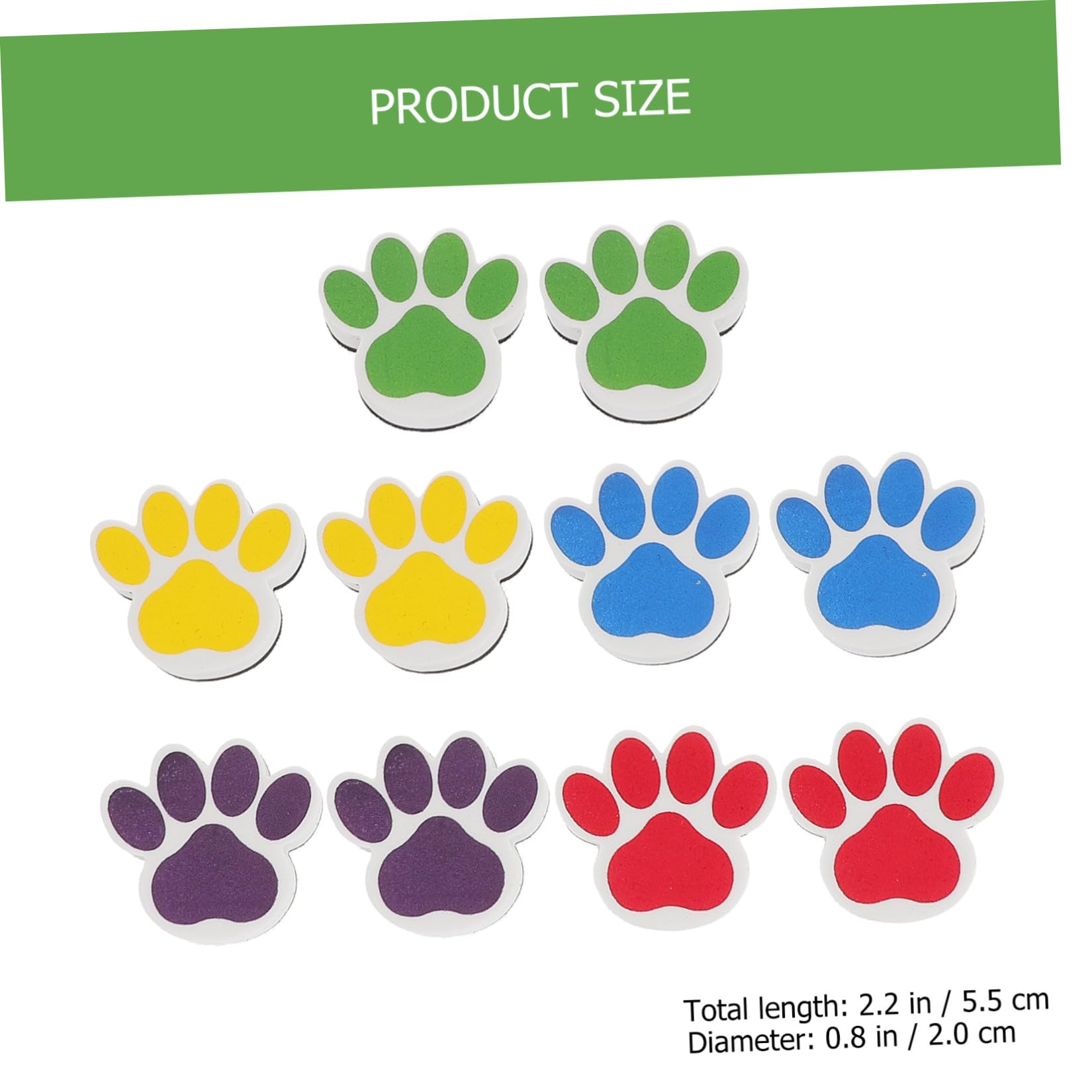 50 Pcs Borrador de pizarra borradores tabla de borrado en seco bolígrafos borrables junta útiles escolares school supplies gomas de borrar eva reutilizables accesorios de pizarra