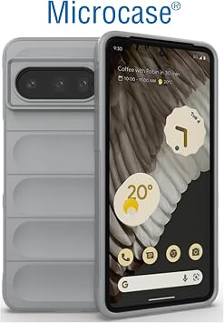 Microcase Google Pixel 8 Pro Miami Serisi Darbeye Dayanıklı Silikon Kılıf - AL3420 (Beyaz)