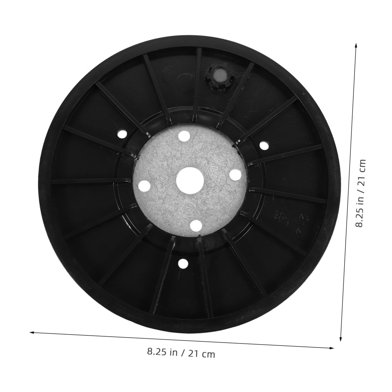 ibasenice Antriebsscheibe für Heimtrainer 5pk Abs Schwarz 2cm 4, 6cm