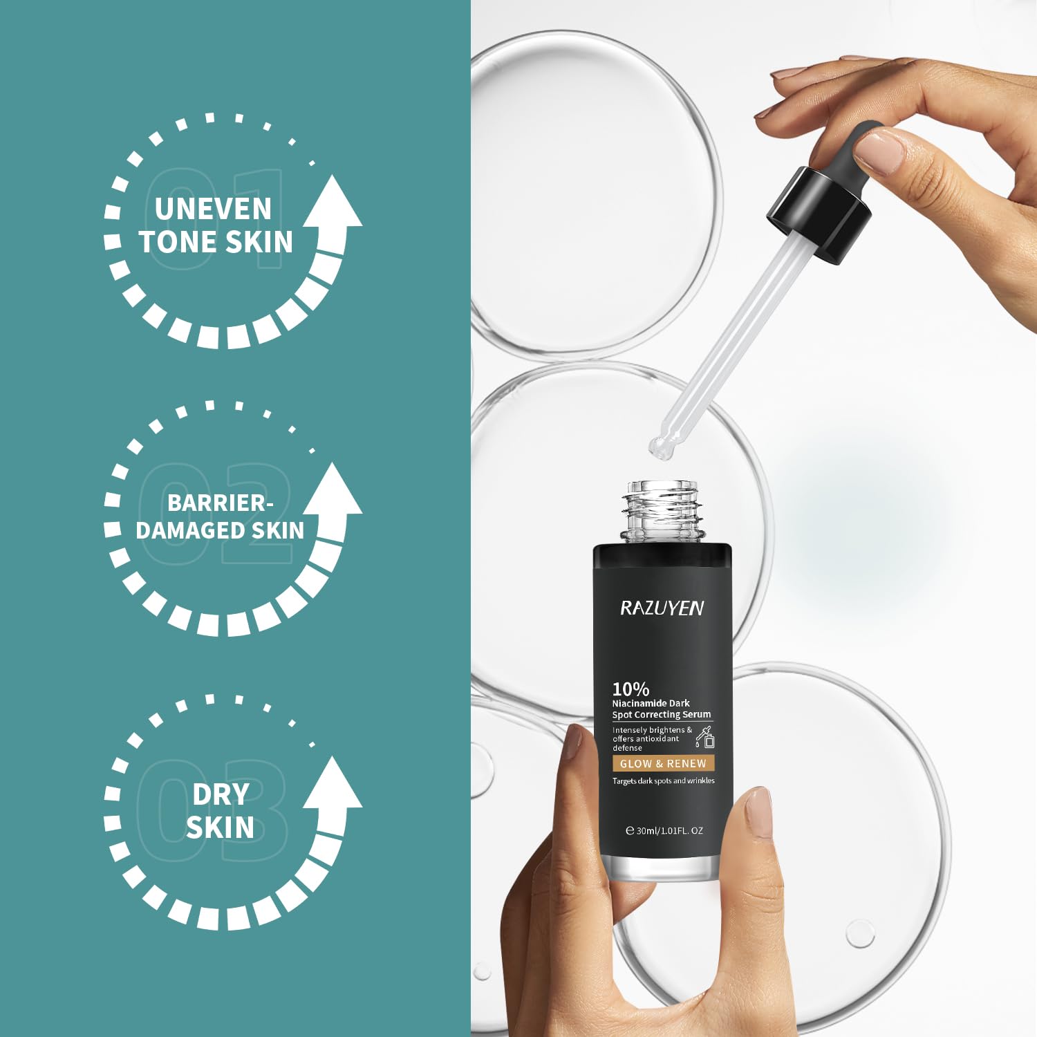 RAZUYEN 10% Niacinamide Serum - Image 3