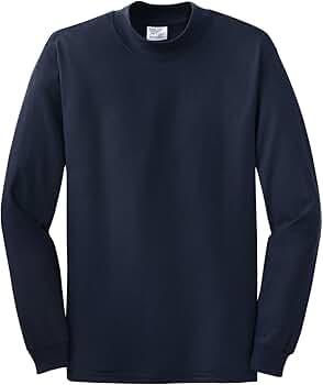 Port & Company - Essential Mock Turtleneck M Navy at Amazon Men's