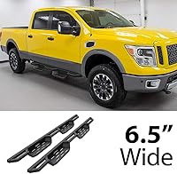 Vista 2 de HD Ridez Armadura de escalones de bolsillo compatible con Nissan Titan 2004-2025 Crew Cab (excluye modelos 2016) y Titan XD 16-25