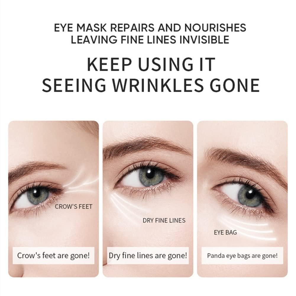 Netora Avocado Under Eye Patches 60 PCS β Collagen Gel Masks for Puffy Eyes Dark Circles & Wrinkles Anti-Aging Hydrating Eye Pads with Hyaluronic Acid 2