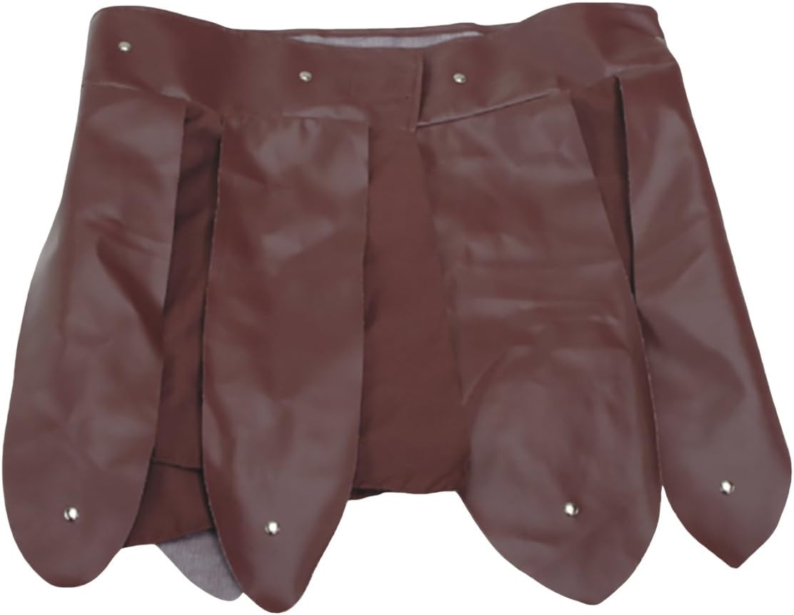Jacobson Hat Company Brown Roman Gladiator Skirt Belt Apron Pteruges Vinyl Trojan Armor Costume Greek