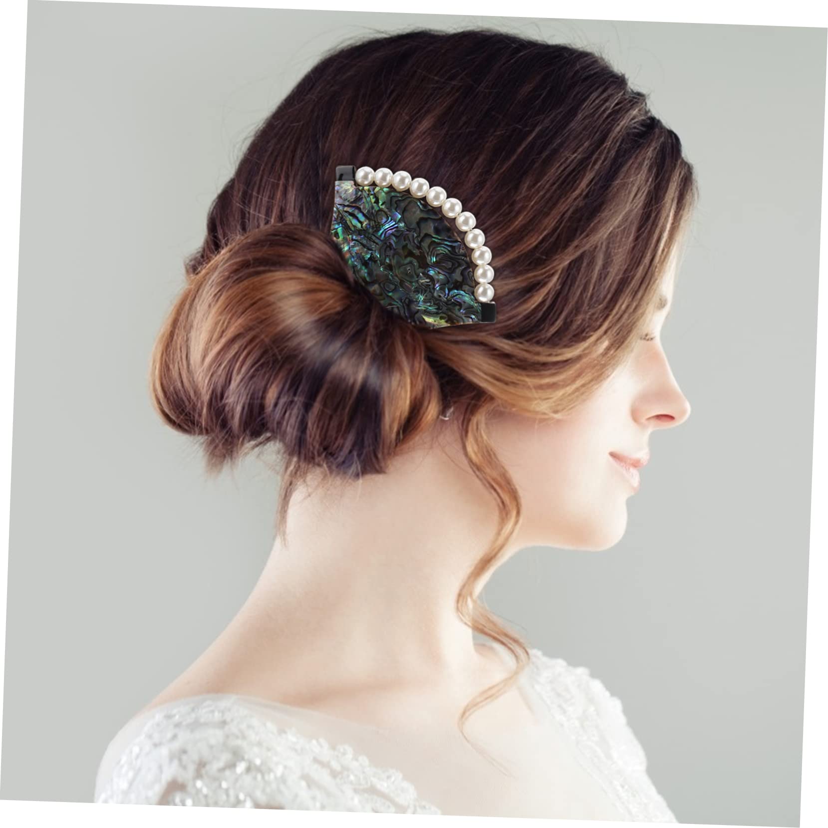 MAGICLULU 3St Shell-Haarnadel Haarspangen für Damen japanischer Haarstab u Haar Haarklammer Retro-Haargabel Haarpflegezubehör Hülse Haarstock Material Acryl
