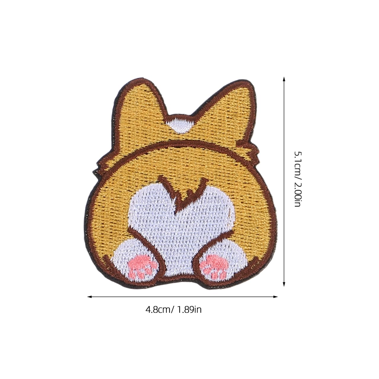 Amazon.co.jp: Gadpiparty 刺繍ワッペン 犬 アップリケ 8枚セット