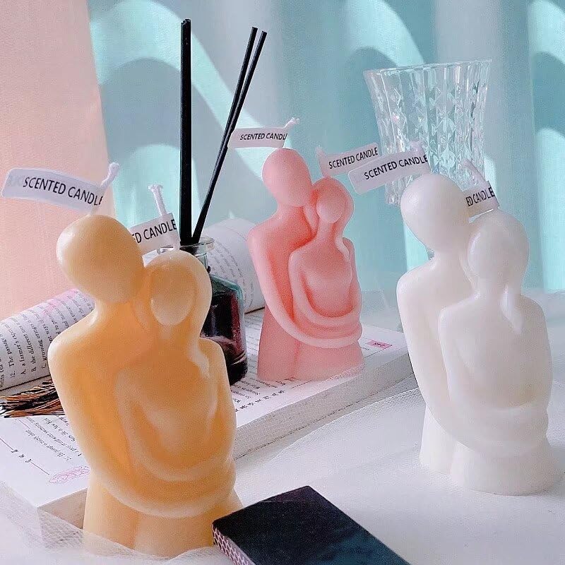 Round Blue Glass Votive Holder Set of Two