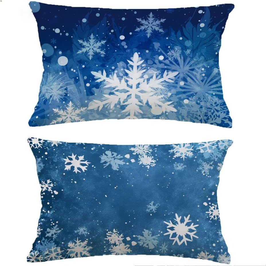Coussin lombaire pour salon de jardin rectangulaire bleu 60x90 imperméable