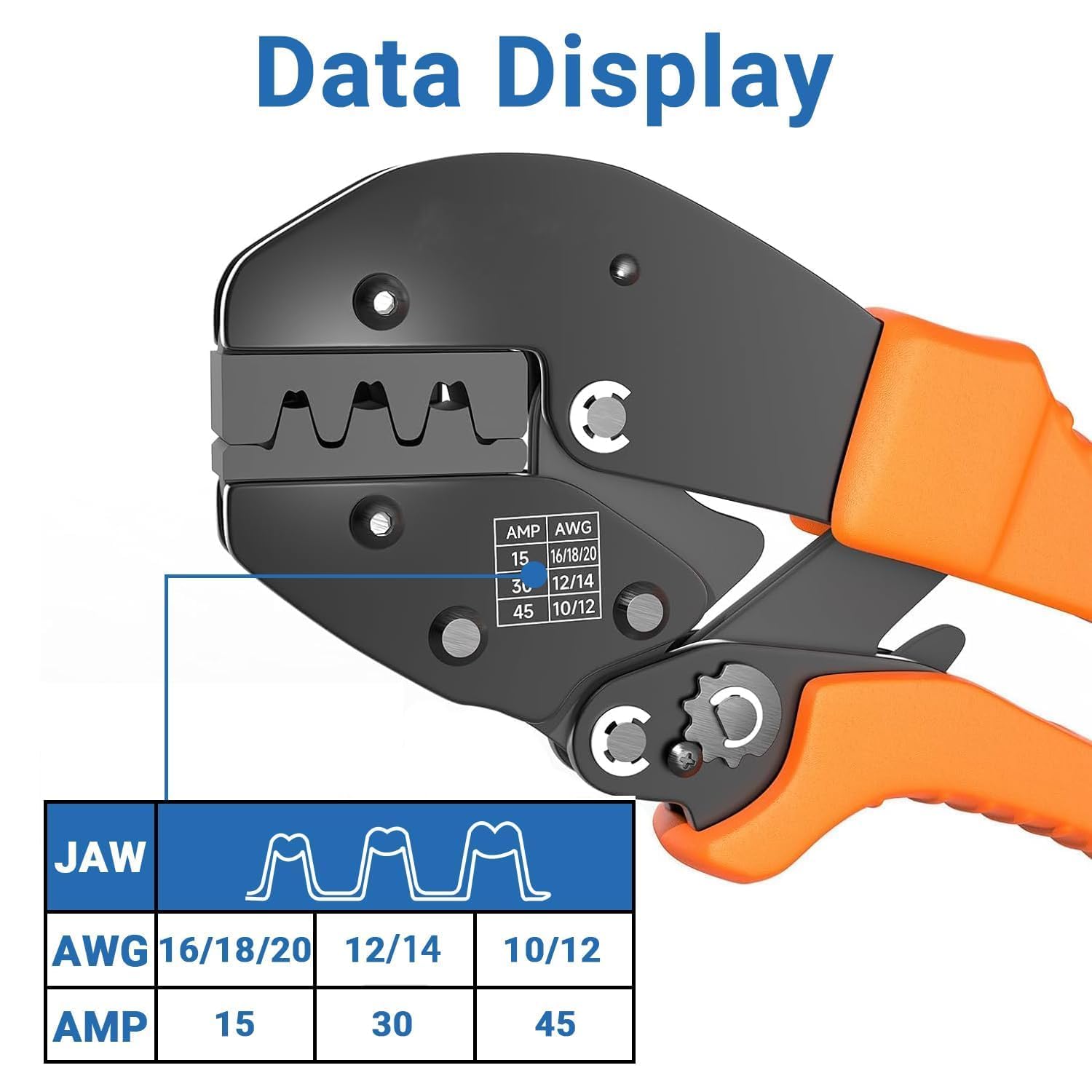 Set di 110 connettori Powerpol con pinza crimpatrice a cricchetto, connettore 15 A, 30 A, 45 A, connettore di contatto AWG10-20, rosso e nero, connettore per batteria