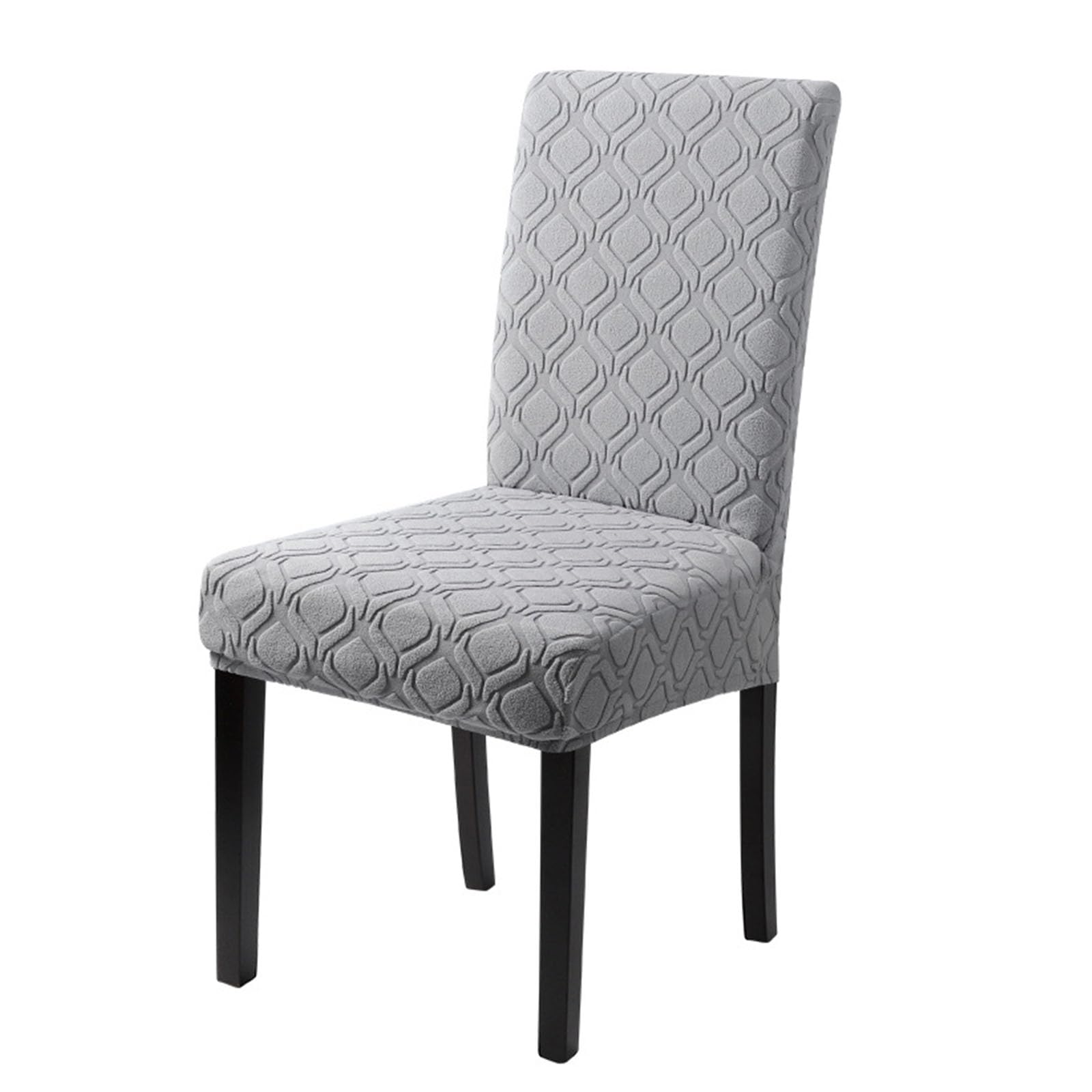 Jazuaiao Washable Stretchable Seat Covers Knit Fabric Universals for Kitchen Banquets Chairs Washable Stretchable Chair Slipcovers