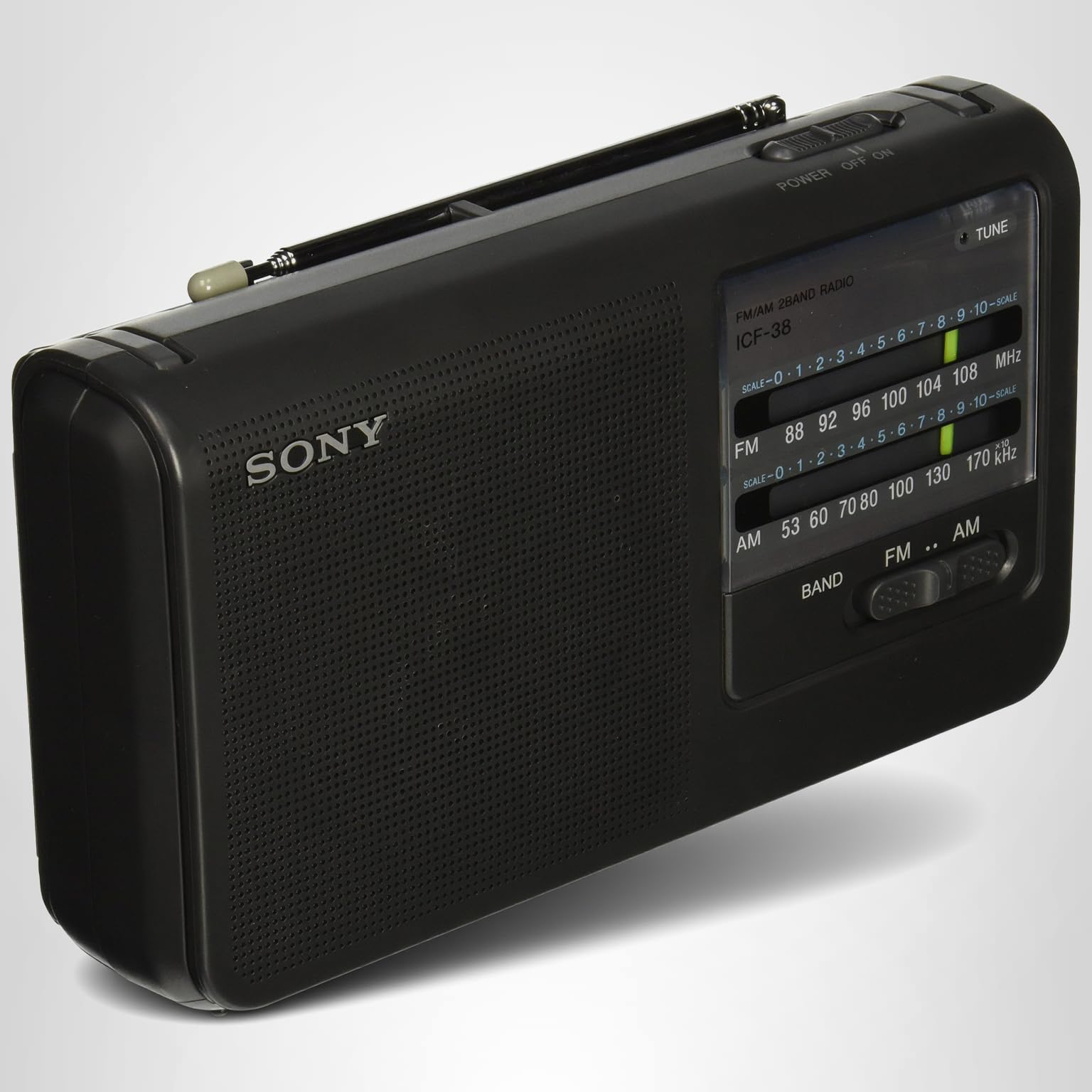 Amazon.com: Sony ICF38 Portable AM/FM Radio (Black) : Electronics Amazon.com: Sony ICF38 Portable AM/FM Radio (Black) : Electronics