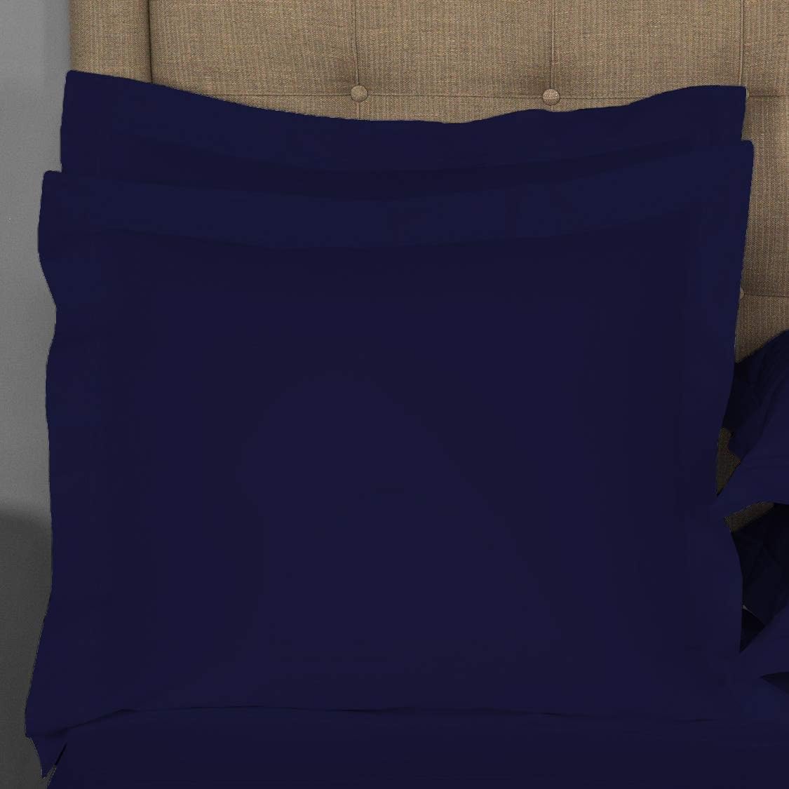 Axia Linen & Things Premium Hotel Quality 2 Piece Euro Shams 100% Egyptian Cotton 600 Thread Count Pattern Solid (24 x24 Color Wine)