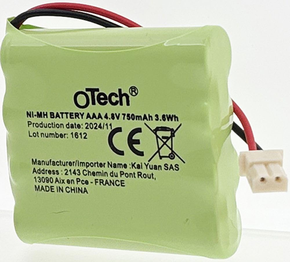 Otech Batterie Compatible avec Divers UROSTIM 2