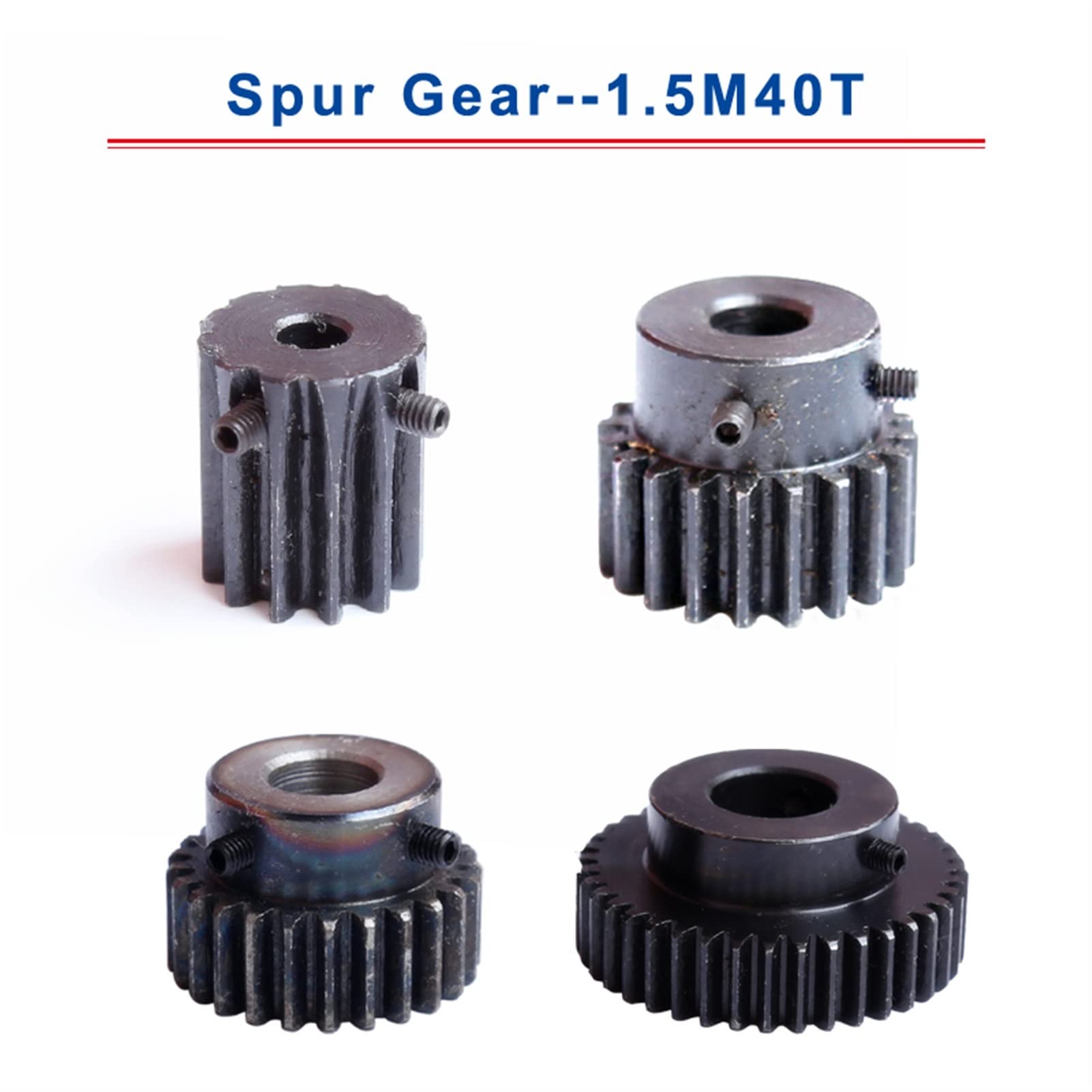 2 Ingranaggi Cilindrici In Acciaio - 10 Denti, Foro 4mm/5mm, Per Motori Mini - Foto 9