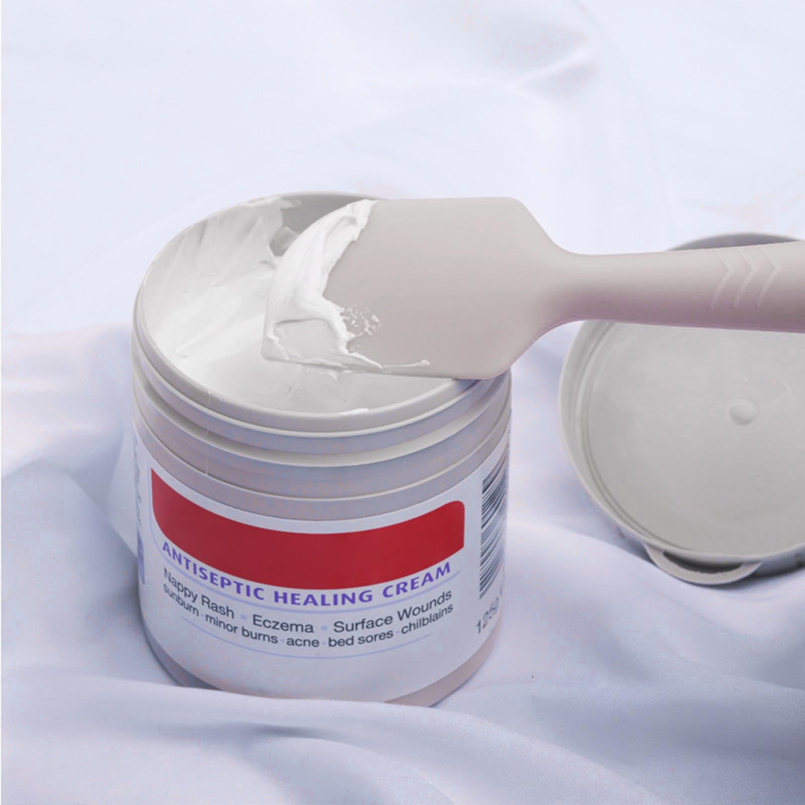 Spatule à crème pour couches de bébé | Spatule à crème pour les fesses de bébé | Avec base ventouse | Spatule pour pâte à fesses de bébé
