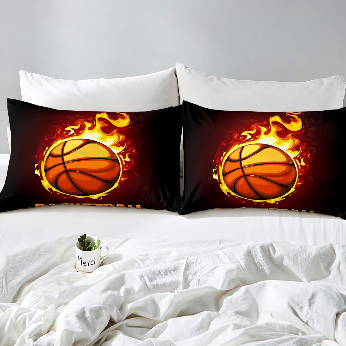 Loussiesd - Set di biancheria da letto per bambini con motivo